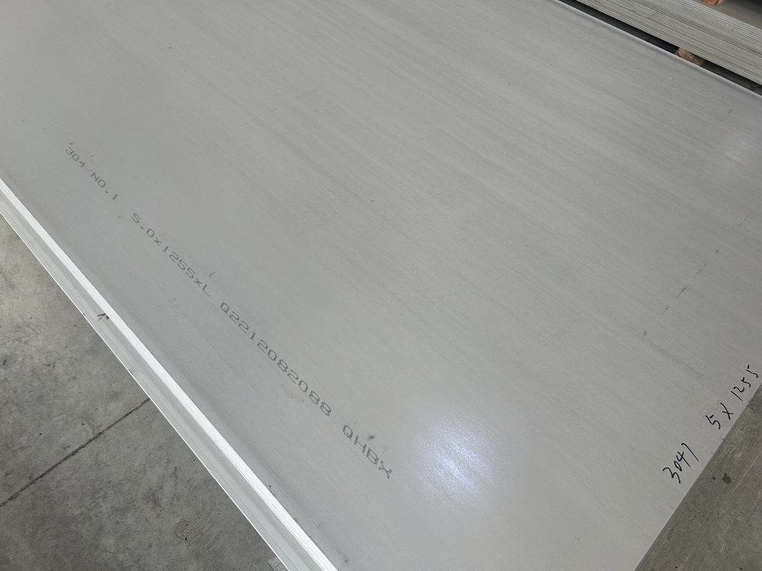Il piatto di acciaio inossidabile degli ss 304L riveste 2B 4ft di superficie x 4ft 4ft x 8ft